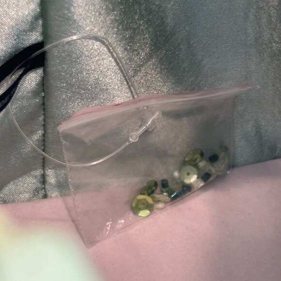 🐢STAUD Beaded Cote Bag - BABY TURTLE - Green and White 🐢 - Picture 16 of 16